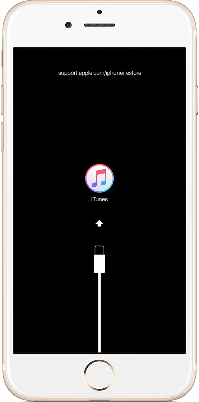 iPhone、iPad、iPod touch に「iTunes に接続」画面が表示される場合