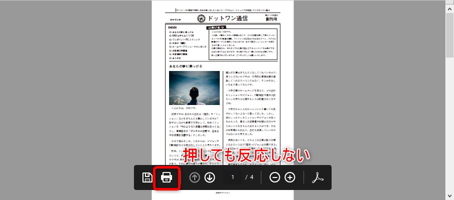Windows10のinternet Explorer Ie でpdfが印刷できない場合の解決法 ドットワン合同会社